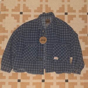 Ottawa’s flannel Blue Checkered Jacket